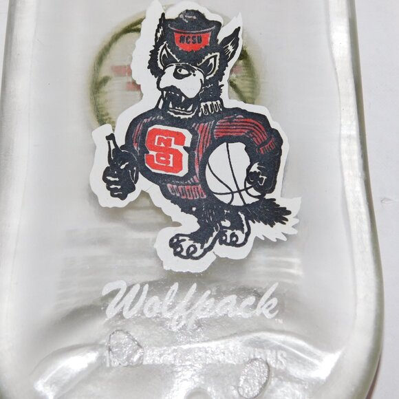VTG 1983 NCAA Champions NCSU Wolfpack The Cardiac Pack Coke Bottle Spoon Rest - Picture 2 of 7